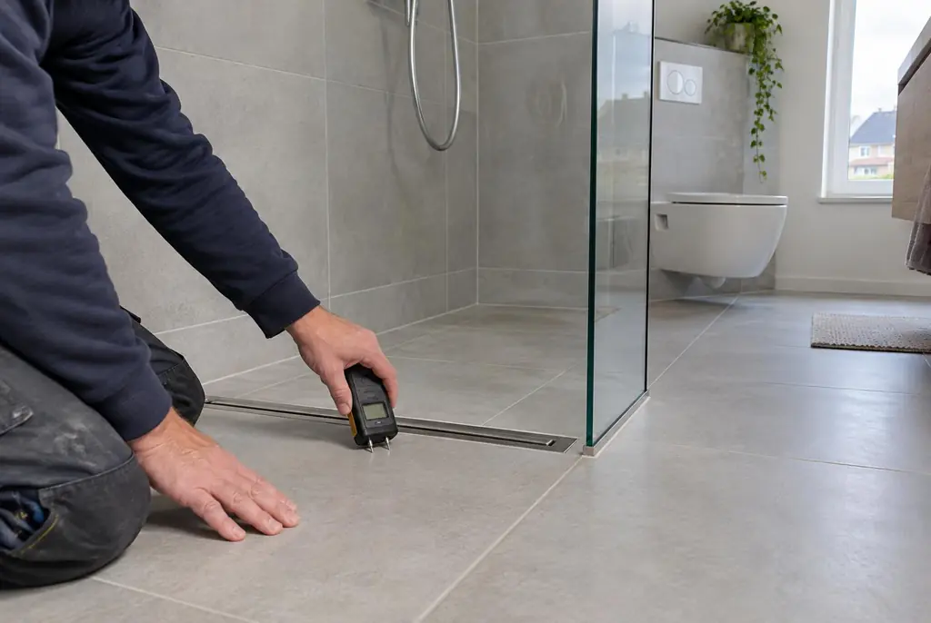 Lekdetectie Vlaardingen – badkamer in een nieuwbouwwoning