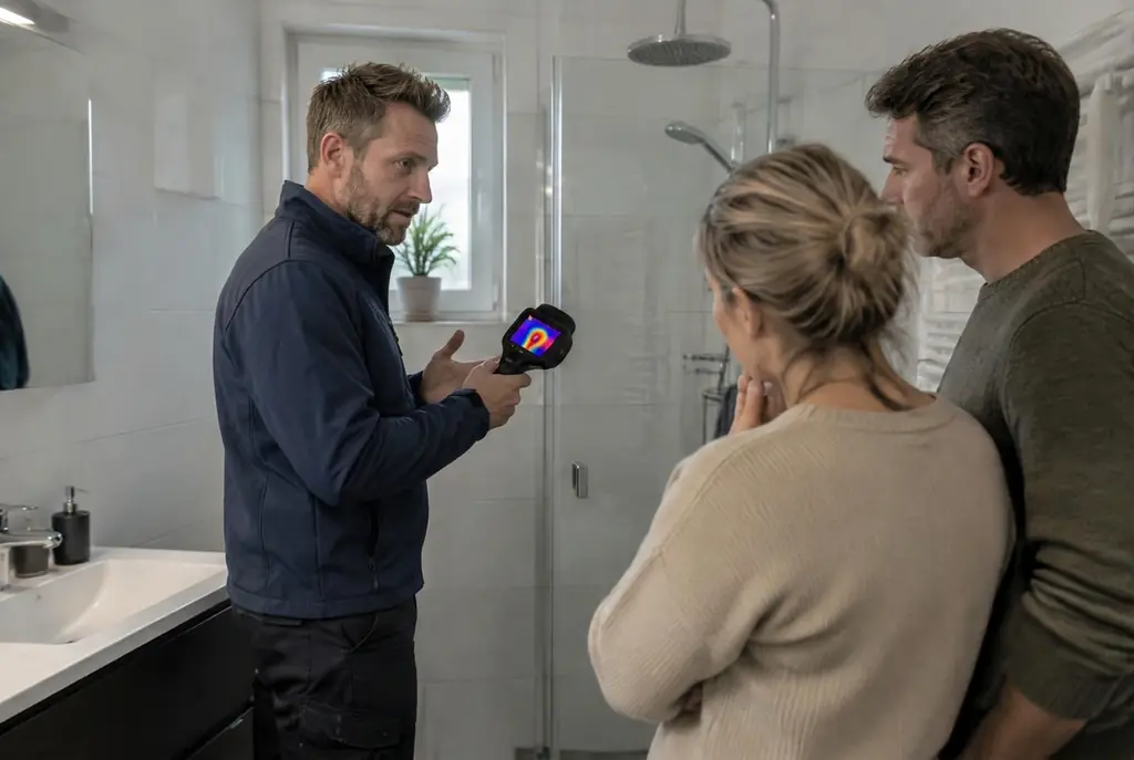 Lekdetectie Vlaardingen – specialist legt bevindingen uit aan bewoner